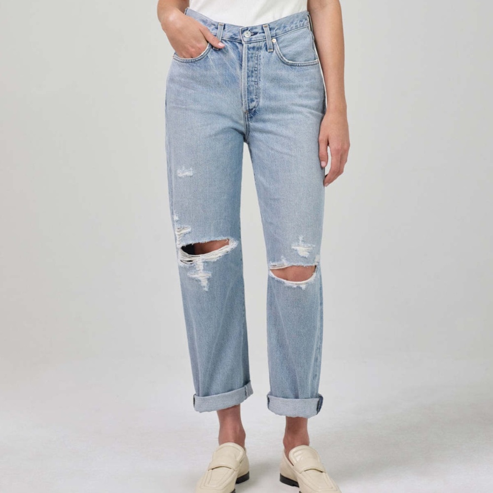 Citizens of Humanity Dylan Rolled Crop Jeans 27 Misfit Size: 27
